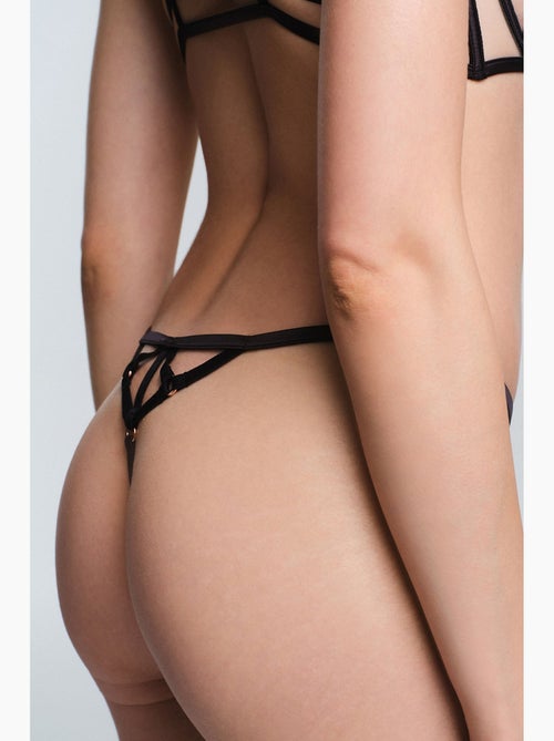 Dames onyx string slip penti - Kiabi