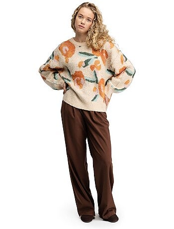 Dames oversized gebreide trui