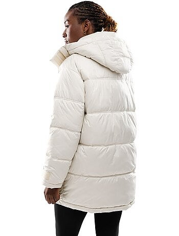Dames oversized gewatteerde jas