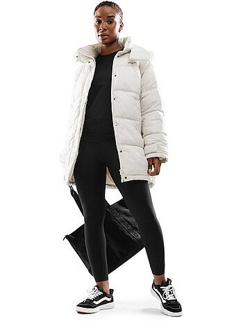 Dames oversized gewatteerde jas