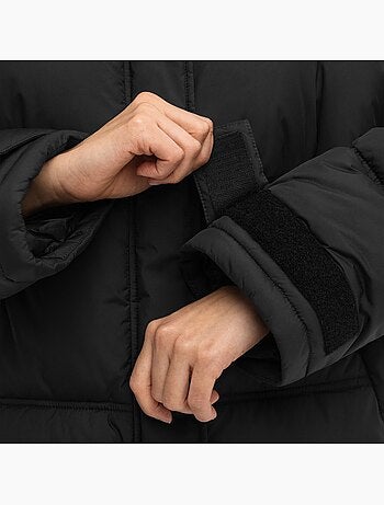 Dames oversized gewatteerde jas