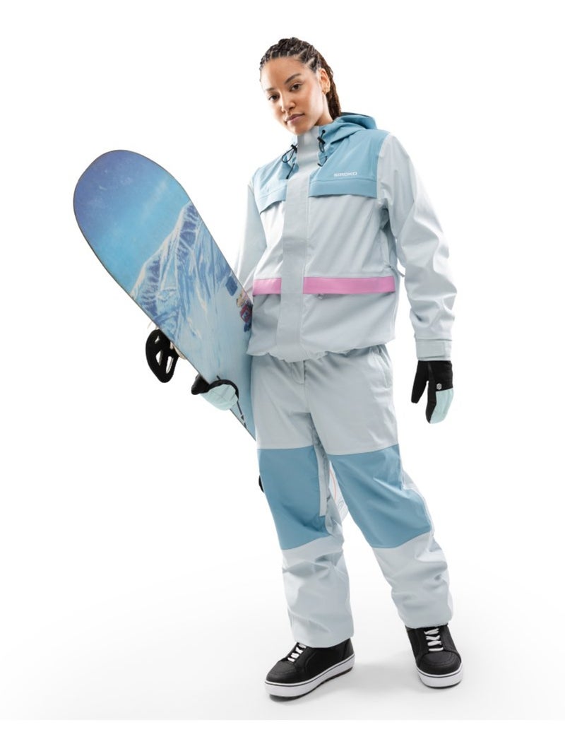 Dames oversized snowboardbroek Blauw - Kiabi