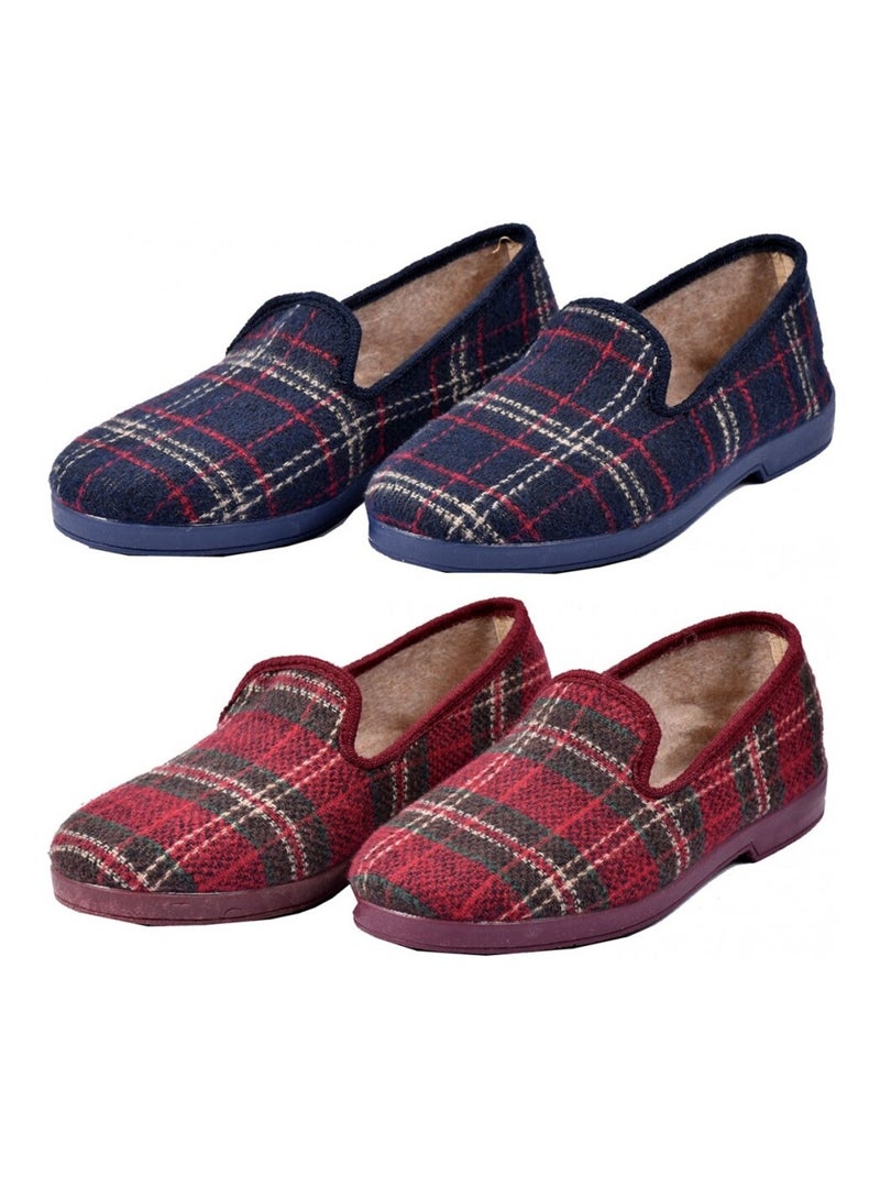 Dames pantoffel charentaise premium set van 2 Multicolor - Kiabi
