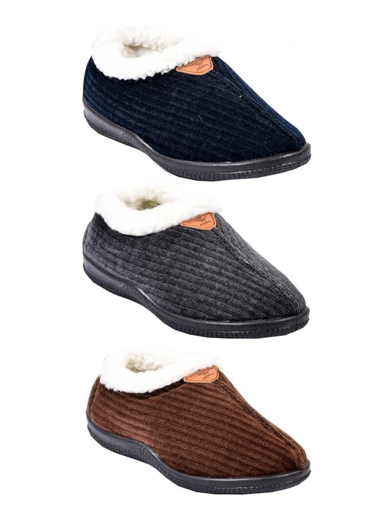 Dames pantoffel cocooning Grijs - Kiabi