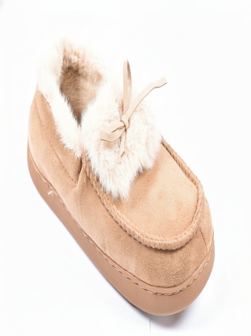 Dames pantoffels Charentaises fluweel MD10154 - Kiabi Dames pantoffels Charentaises fluweel MD10154 - Kiabi