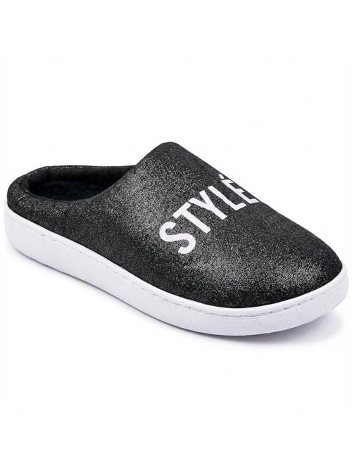 Dames Pantoffels Lurex Glitter - Kiabi Dames Pantoffels Lurex Glitter - Kiabi
