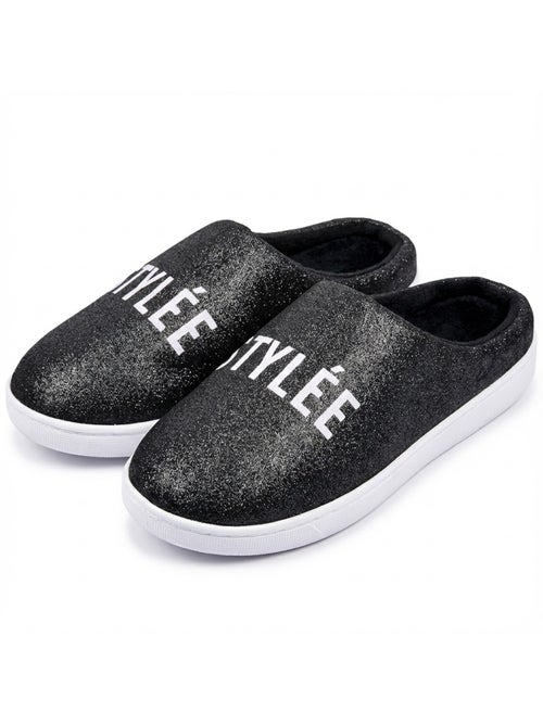 Dames Pantoffels Lurex Glitter - Kiabi Dames Pantoffels Lurex Glitter - Kiabi