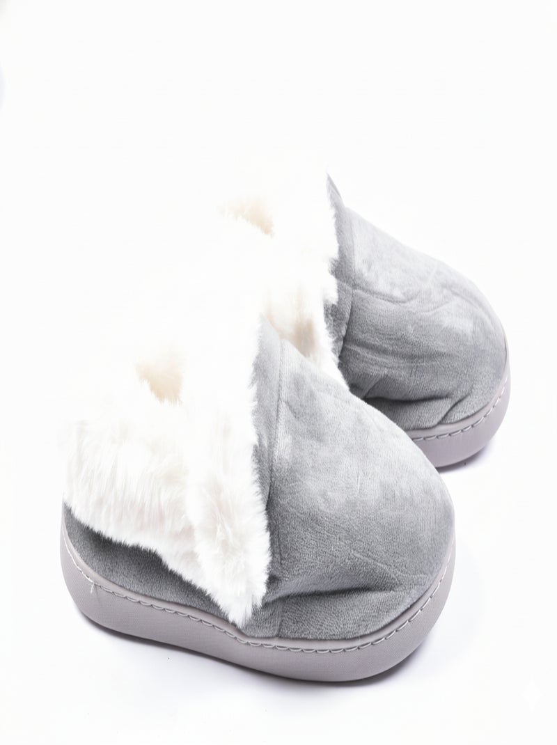 Dames pantoffels Ultra Licht MD9691 Grijs - Kiabi