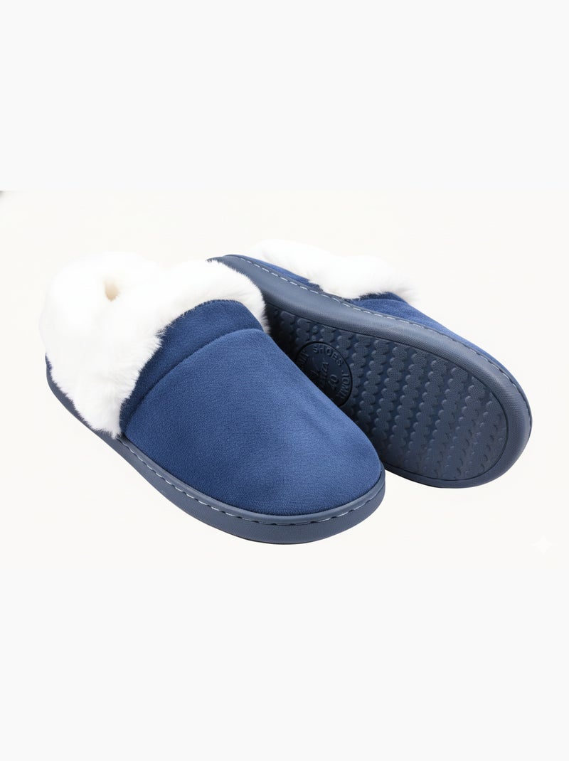 Dames pantoffels Ultra Licht MD9691 Marineblauw - Kiabi