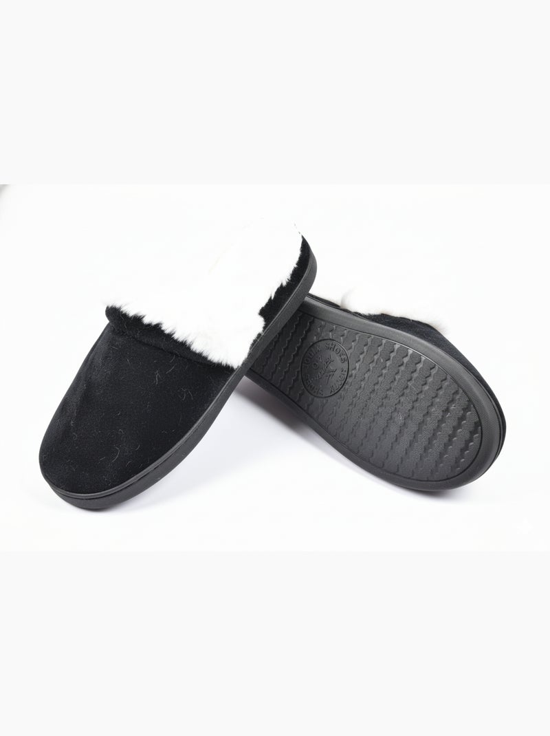 Dames pantoffels Ultra Licht MD9691 Zwart - Kiabi