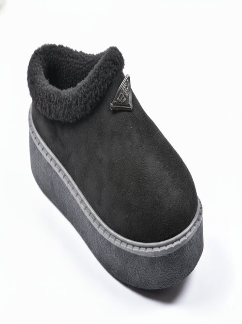 Dames pantoffels winter mule scandinavische stijl nd10882 - Kiabi Dames pantoffels winter mule scandinavische stijl nd10882 - Kiabi
