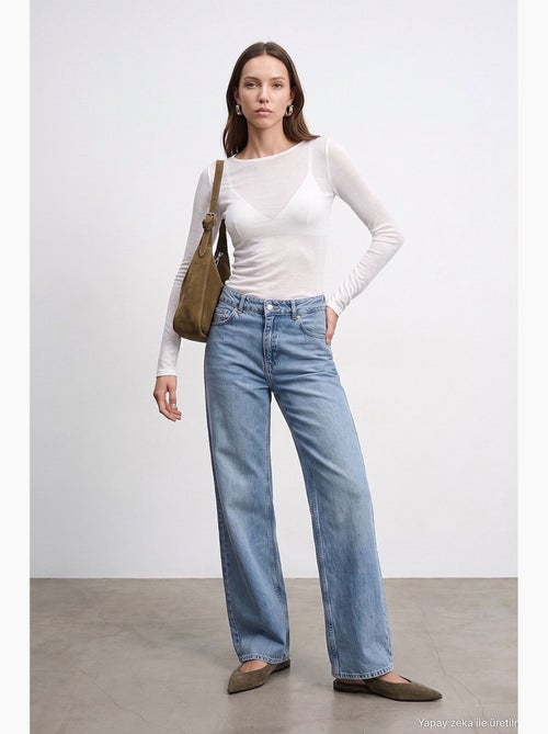 Dames rechte jeans dilvin - Kiabi Dames rechte jeans dilvin - Kiabi