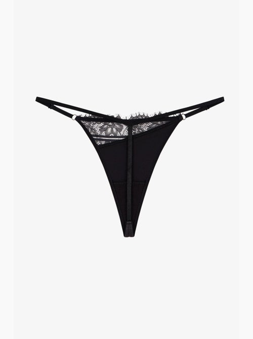 Dames satijnen string penti - Kiabi