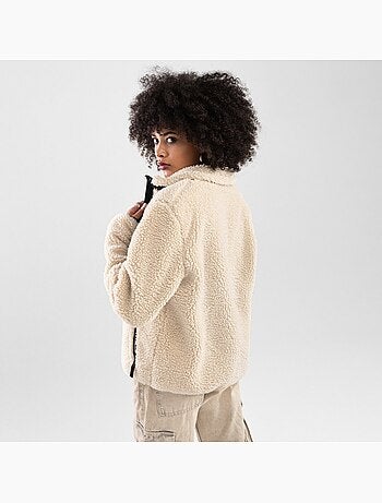 Dames sherpa jas