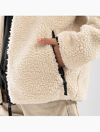 Dames sherpa jas