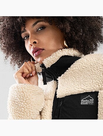 Dames sherpa jas
