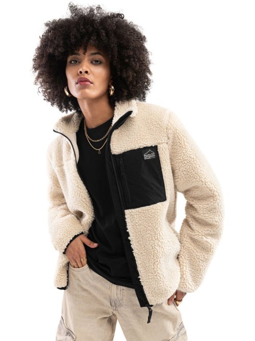 Dames sherpa jas - Kiabi