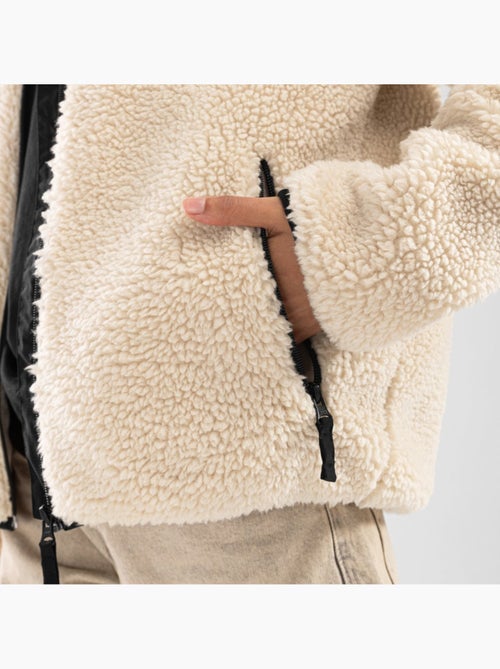 Dames sherpa jas - Kiabi