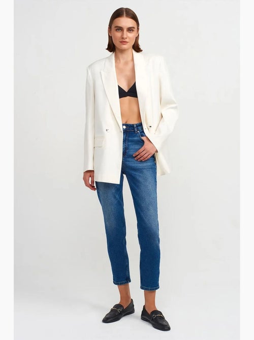 Dames slim straight jeans met hoge taille dilvin - Kiabi Dames slim straight jeans met hoge taille dilvin - Kiabi
