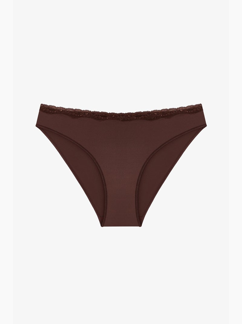 Dames slip penti Chocoladebruin - Kiabi