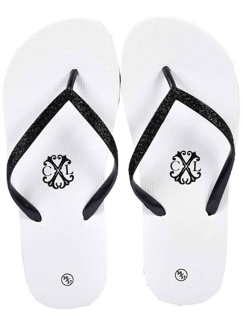 Dames slipper cxl by lacroix glitter Wit - Kiabi
