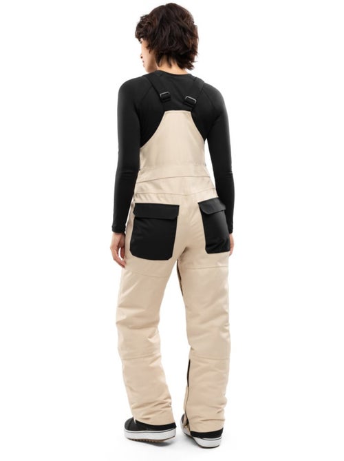 Dames snowboard broek met bretels - Kiabi