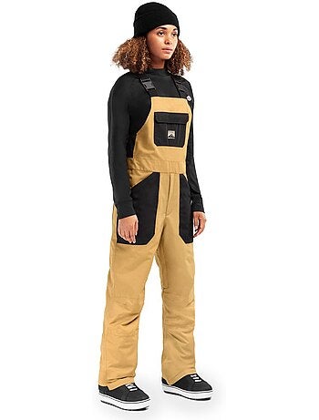 Dames snowboard broek met bretels