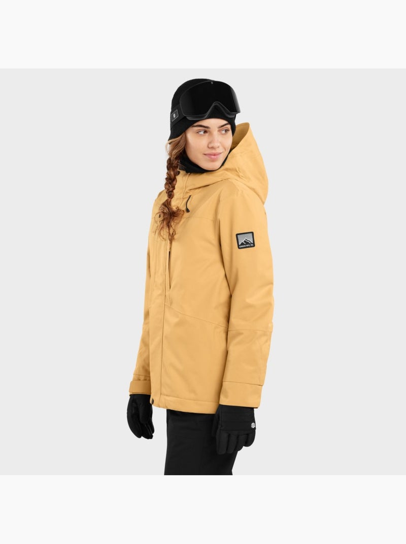 Dames snowboardjas Beige - Kiabi