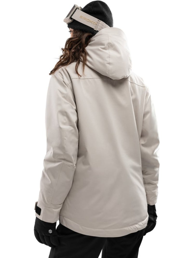 Dames snowboardjas Beige - Kiabi