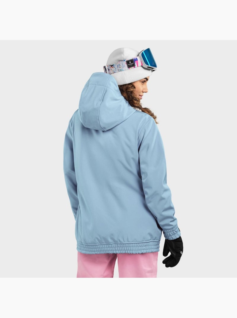 Dames snowboardjas Blauw - Kiabi