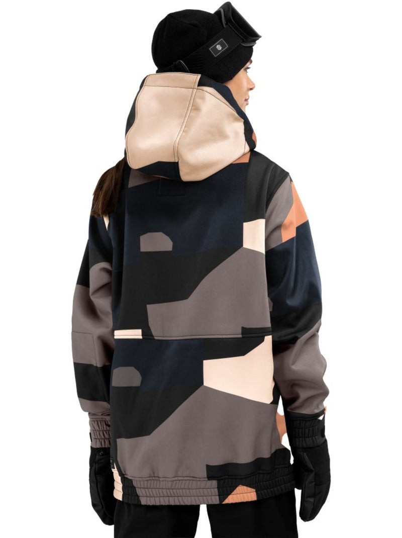 Dames snowboardjas Zwart - Kiabi