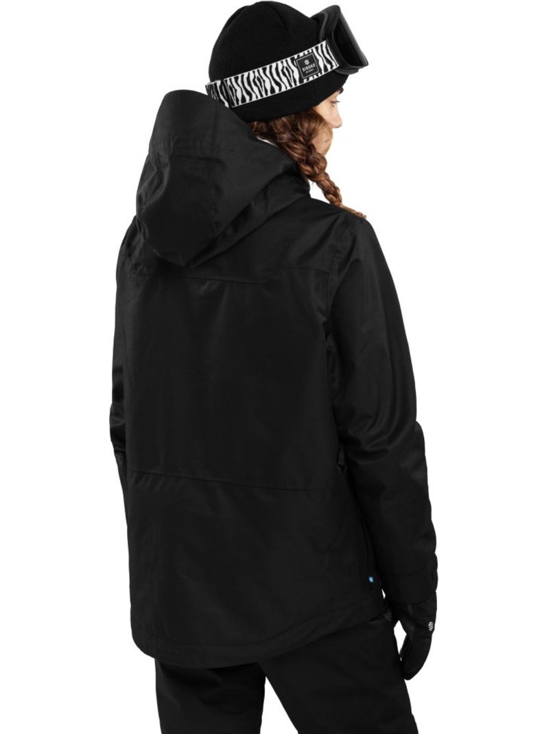 Dames snowboardjas Zwart - Kiabi