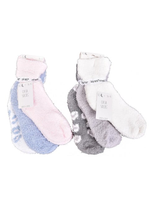 Dames sokken Casa Socks zachte touch - Set van 6 - Kiabi Dames sokken Casa Socks zachte touch - Set van 6 - Kiabi