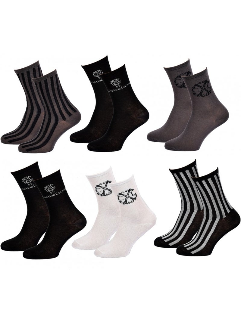 Dames sokken CXL By LACROIX Kwaliteit & Comfort - Set van 12 Goud/Goudkleurig - Kiabi