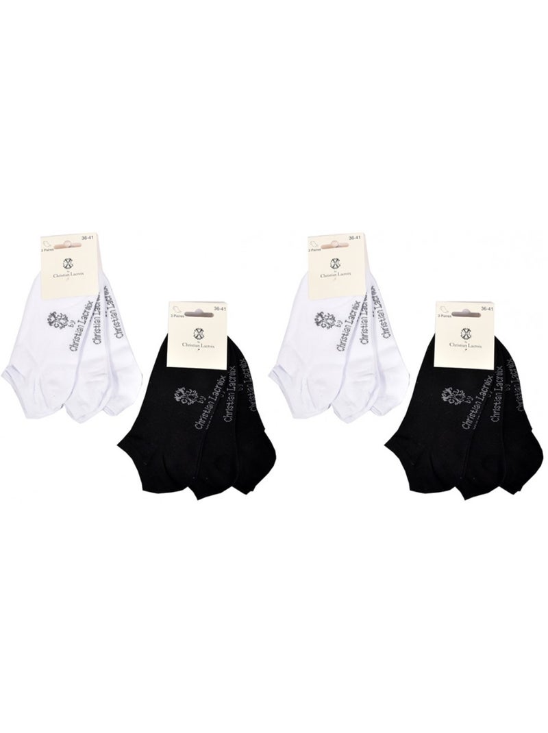 Dames sokken CXL By LACROIX Kwaliteit & Comfort - Set van 12 Multicolor - Kiabi