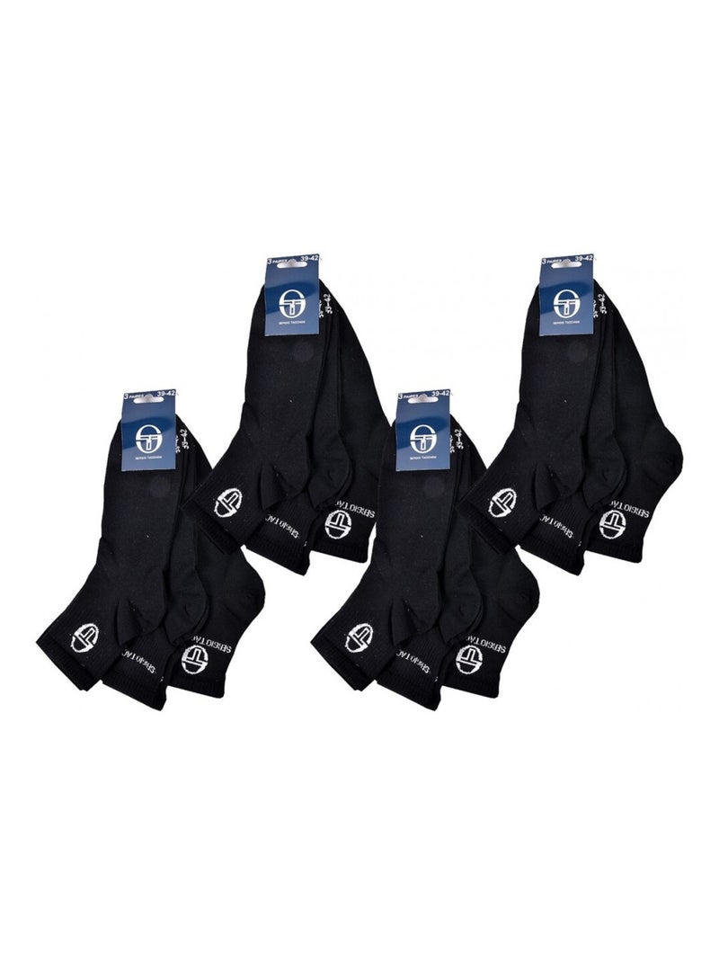 Dames sokken QUARTER SERGIO TACCHINI - Set van 12 paar Multicolor - Kiabi
