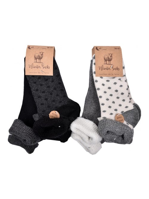 Dames sokken WINTER SOCKS - Set van 4 - Kiabi Dames sokken WINTER SOCKS - Set van 4 - Kiabi