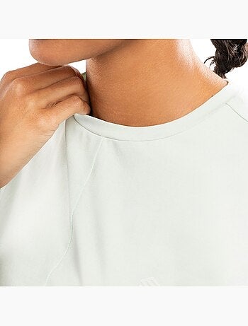 Dames sportshirt geknoopt detail