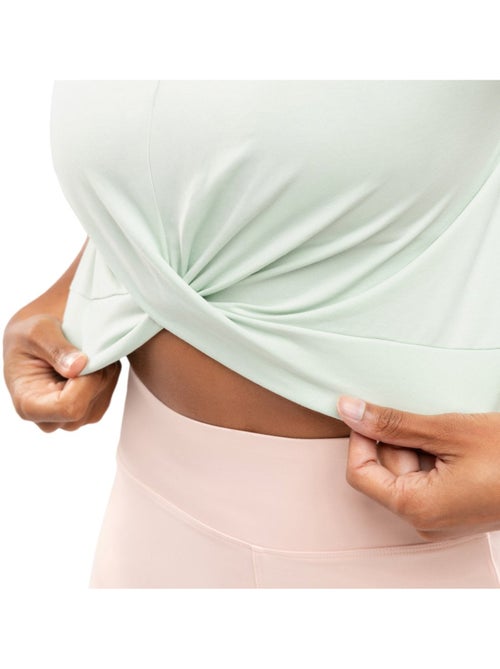 Dames sportshirt geknoopt detail - Kiabi