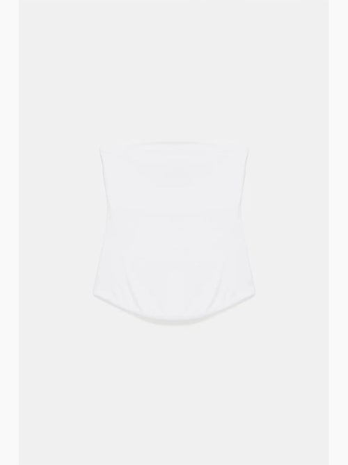 Dames strapless crop bandeautop dilvin - Kiabi Dames strapless crop bandeautop dilvin - Kiabi