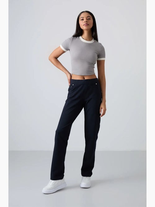 Dames sweatpants met rechte pijp tommy - Kiabi Dames sweatpants met rechte pijp tommy - Kiabi
