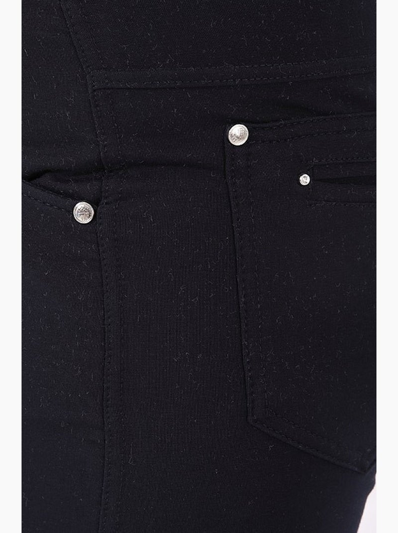 Dames sweatpants met rechte pijp tommy Marineblauw - Kiabi