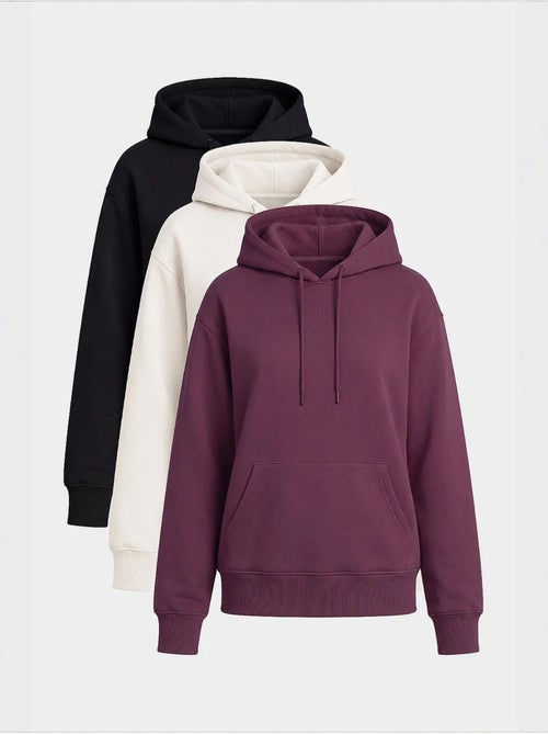 Dames sweatshirt met capuchon tommy - Kiabi