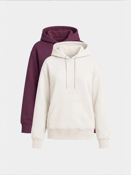 Dames sweatshirt met capuchon tommy - Kiabi