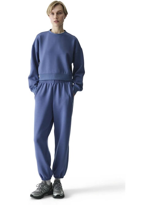 Dames sweatshirt silky touch met zijdezachte touch penti - Kiabi
