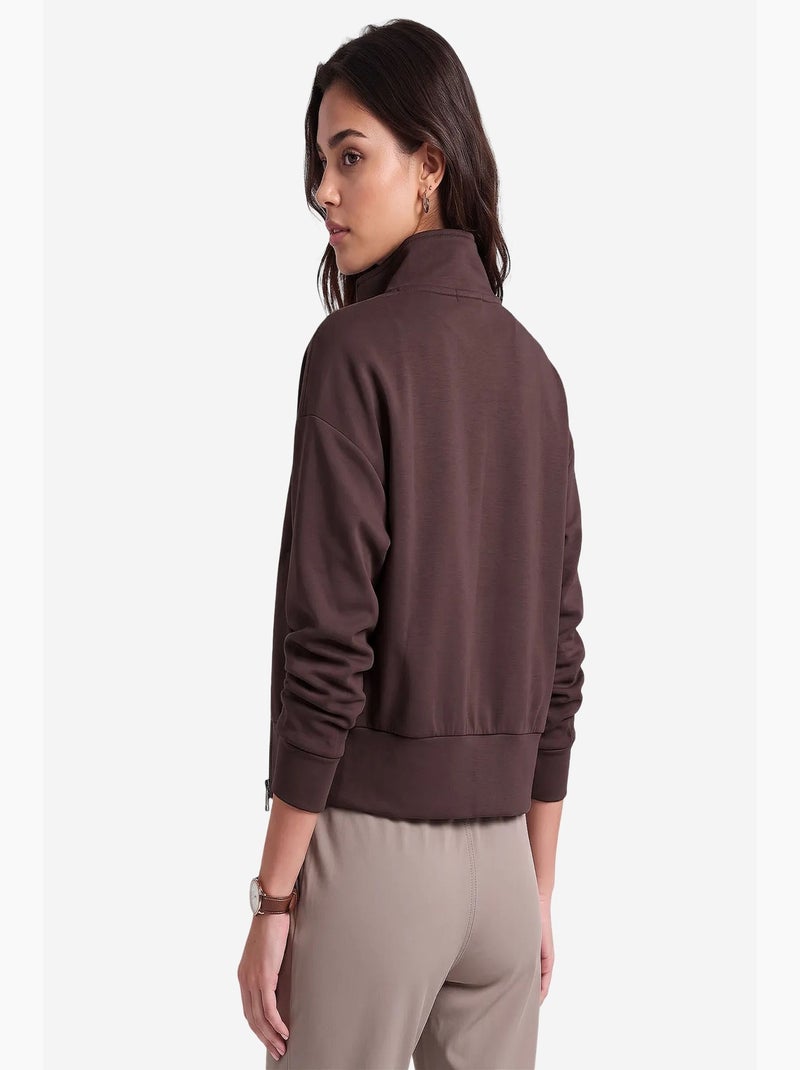 Dames sweatshirt tommy Chocoladebruin - Kiabi