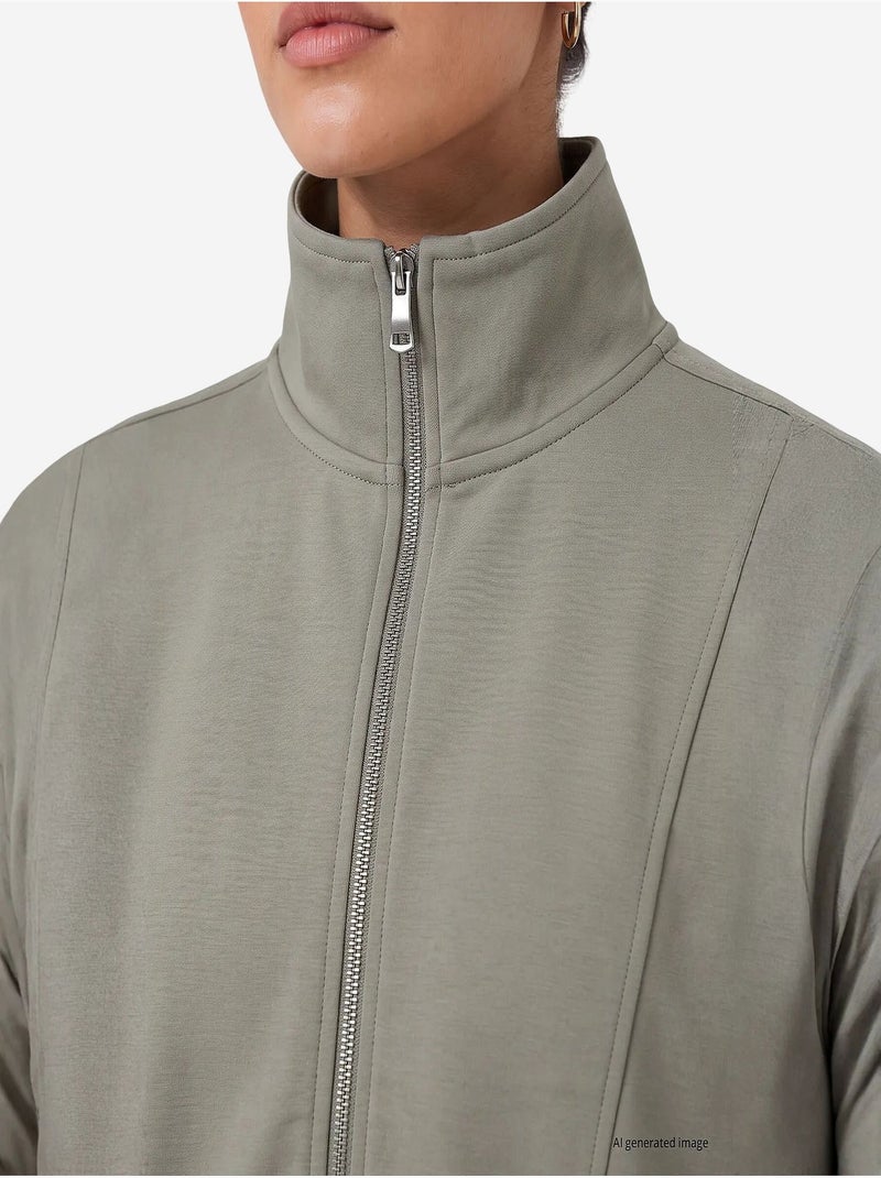 Dames sweatshirt tommy Kaki - Kiabi