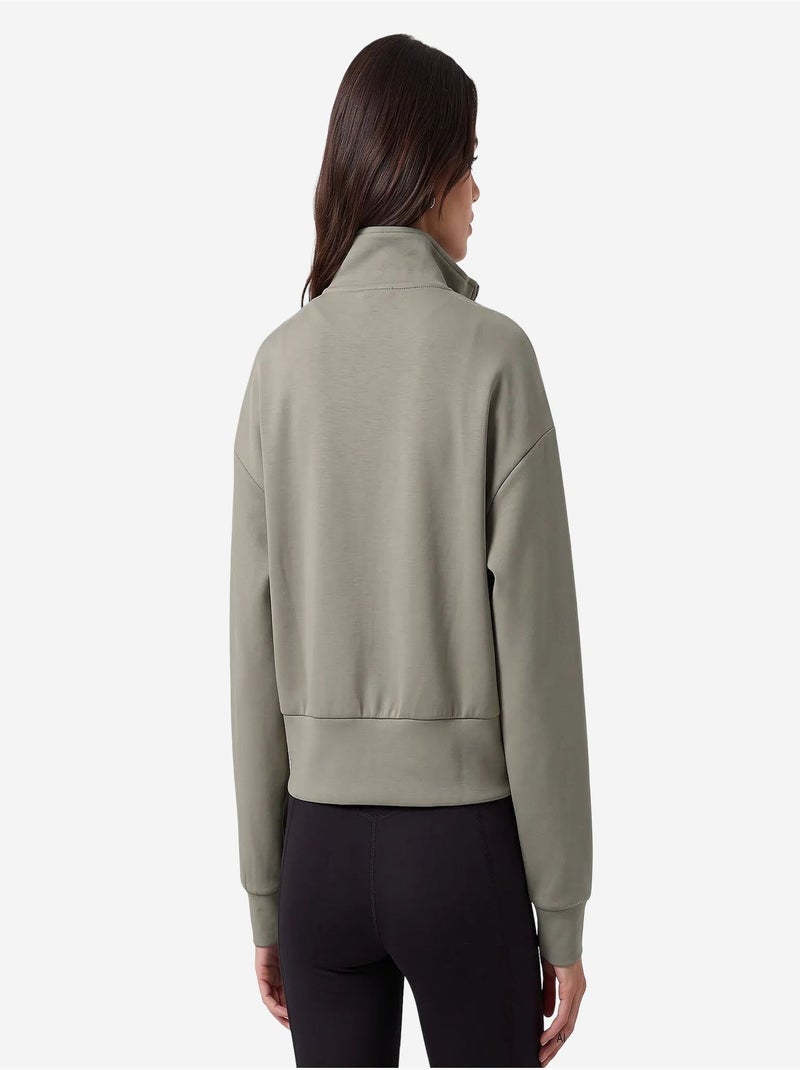 Dames sweatshirt tommy Kaki - Kiabi