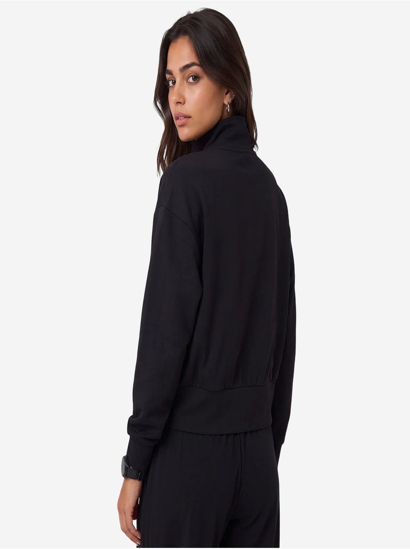 Dames sweatshirt tommy Zwart - Kiabi