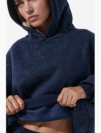 Dames sweatshirt van katoenmix busem